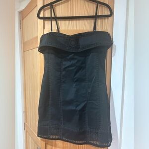 Jcrew black mini dress